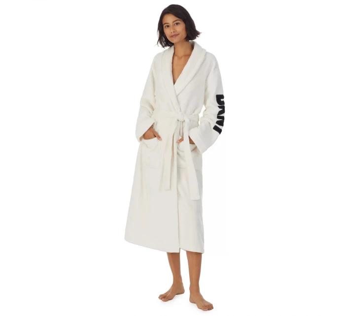 Dámský župan YI2022605F 111 bílá - DKNY