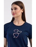 Dámské domácí šaty s tříčtvrtečním rukávem Lekníny