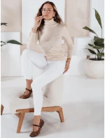 Dámský svetr s rolákem VANORIA cream FashionStreet MY2487