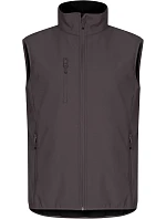 Clique Classic Softshell Vest M Pánská 3-vrstvá softshellová vesta 67.0911 dark grey