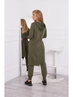 Sada mikin s delší stranou khaki barvy