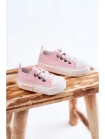 Dětské látkové tenisky BIG STAR model 21594682 Růžová - Big Star Shoes Dětské látkové tenisky BIG STAR model 21594682 Růžová - Big Star Shoes