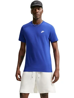 Pánské tričko Nike Club Tee, modré, AR4997, velikost 417