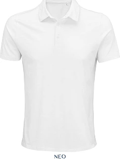Men Pánské žerzejové polo  white model 22500525 - NEOBLU