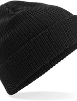 Beechfield B 50N Pletená čepice z bio bavlny 53.0050 black