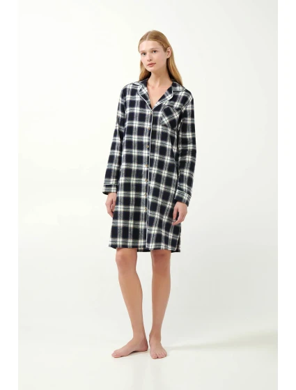 Vamp - Flanelová noční košile 21703 - Vamp Vamp - Flanelová noční košile 21703 - Vamp