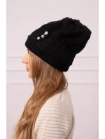 Dámská čepice Larisa K395 černá Dámská čepice Larisa K395 černá