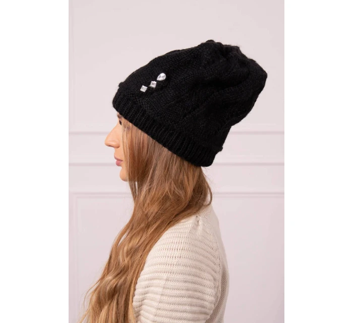 Dámská čepice Larisa K395 černá Dámská čepice Larisa K395 černá