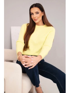 Svetr dámský z baby alpaky s dlouhým rukávem model 21961261 - K-Fashion