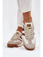 Nízké Dámské Tenisky Leopardí Béžové model 21696422 - Boto Nízké Dámské Tenisky Leopardí Béžové model 21696422 - Boto