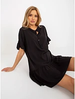Šaty D73761M30306B černé Šaty D73761M30306B černé