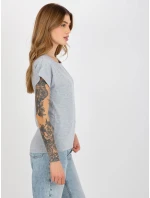 T shirt VI TS model 21727756 szary - FPrice T shirt VI TS model 21727756 szary - FPrice