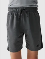 Chlapecké sportovní rychleschnoucí šortky 4F - černé Chlapecké sportovní rychleschnoucí šortky 4F - černé