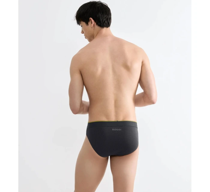 sloggi men EVER Airy Brief C2P - BLACK COMBINATION - SLOGGI BLACK COMBINATION - SLOGGI