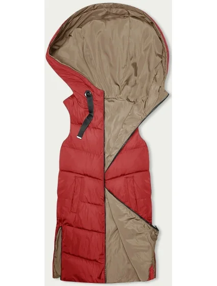 dlouhá dámská oboustranná vesta model 19576612 - S'WEST dlouhá dámská oboustranná vesta model 19576612 - S'WEST