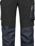 Daiber JN 1832 (62-64) Pracovní kalhoty "Modern Style" - Strong 02.132X black/carbon