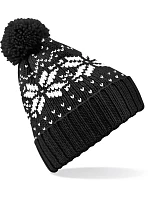 Beechfield B 456 Čepice Fair Isle Snowstar® 53.0456 black/white Beechfield B 456 Čepice Fair Isle Snowstar® 53.0456 black/white