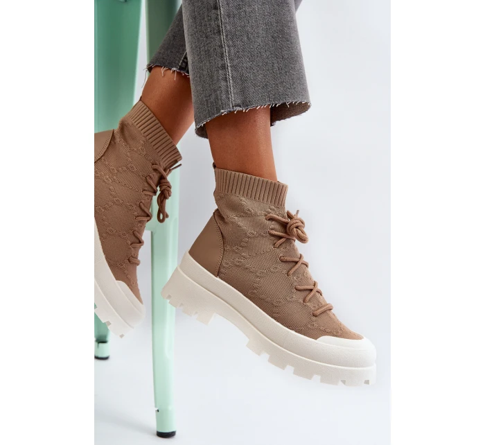 Dámské Nazouvací Botky Hnědé model 21651826 - Boto Dámské Nazouvací Botky Hnědé model 21651826 - Boto