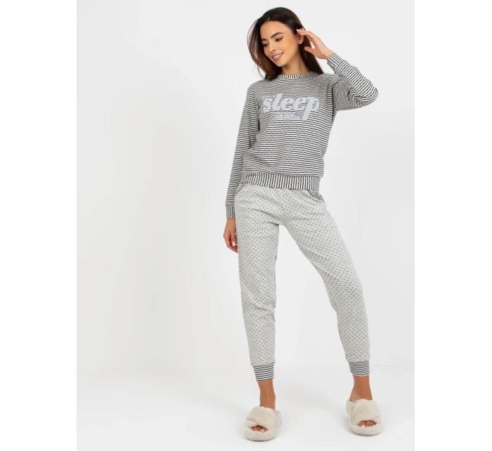 Pyžamo BR PI 9113 šedé