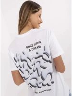 T shirt model 21153844 biało niebieski - FPrice