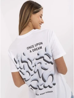 Tričko D12022AC02705A bílé a modré