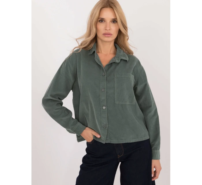 Koszula model 20497638 ciemny zielony - FPrice