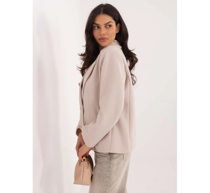 IT KR bunda FL9559.02P světle béžová IT KR bunda FL9559.02P světle béžová