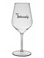 PÁN DOKONALÝ - priehľadný nerozbitný pohár na víno 470 ml
