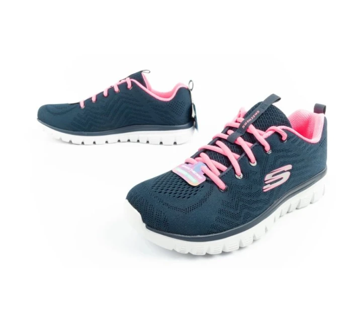 Skechers Graceful-Get dámské sportovní boty pohodlné lehké prodyšné tmavě modré dámské