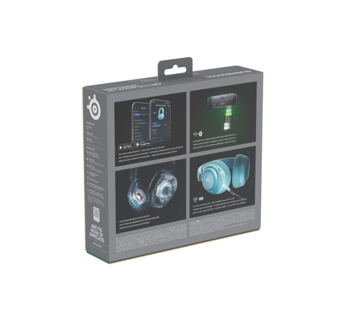 Bezdrátová sluchátka Steelseries Arctis Nova 3X pro Xbox, Aqua Bezdrátová sluchátka Steelseries Arctis Nova 3X pro Xbox, Aqua