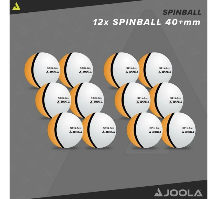 MÍČKY NA STOLNÍ TENIS JOOLA SPINBALL 12 KS MÍČKY NA STOLNÍ TENIS JOOLA SPINBALL 12 KS
