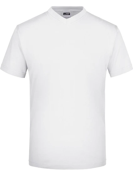 Daiber JN 03 Tričko s výstřihem do V 02.0003 white