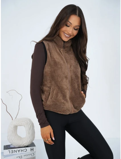 Kamizelka CS KZ model 21920871 ciemny bezowy - FPrice