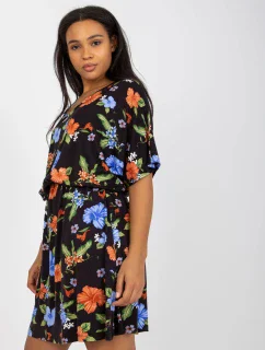 Šaty RV SK 8078.80 černé a modré