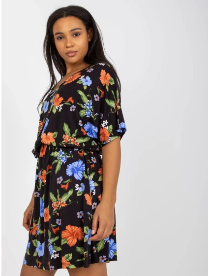 Šaty RV SK 8078.80 černé a modré