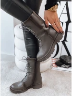 dámské kozačky šedé Dstreet model 21972134 - FashionStreet