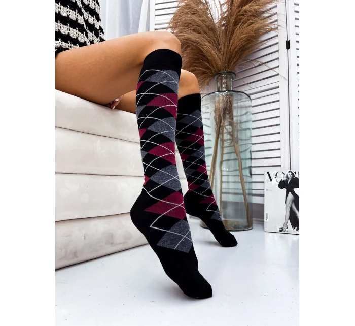 Dámské podkolenky Vzor 3741 model 20519954 - Milena Dámské podkolenky Vzor 3741 model 20519954 - Milena