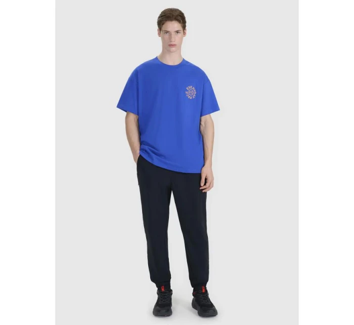 Pánské tričko oversize s potiskem 4F 4FWSS25TTSHM1979-36S Pánské tričko oversize s potiskem 4F 4FWSS25TTSHM1979-36S