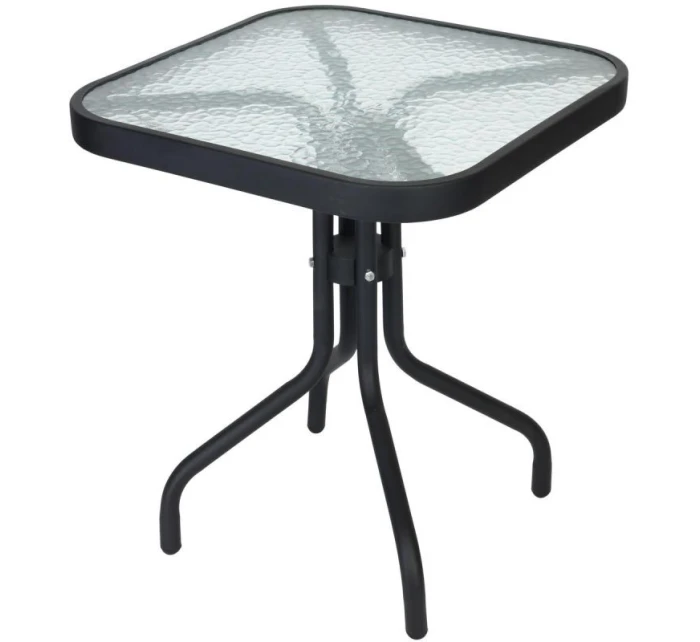 Čtvercový konferenční stolek na terasu 45x45x51 cm