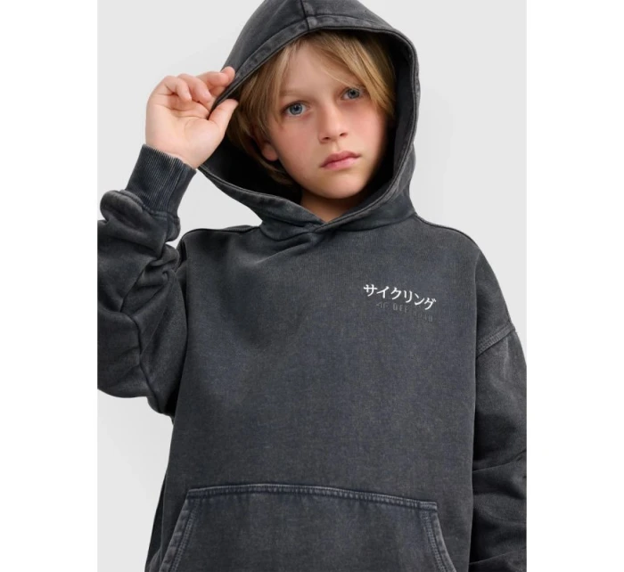 Chlapecká mikina s kapucí model 21816974 - 4F Chlapecká mikina s kapucí model 21816974 - 4F