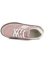 Dámské kožené sportovní polobotky růžové Big Star TT274175 Dámské kožené sportovní polobotky růžové Big Star TT274175