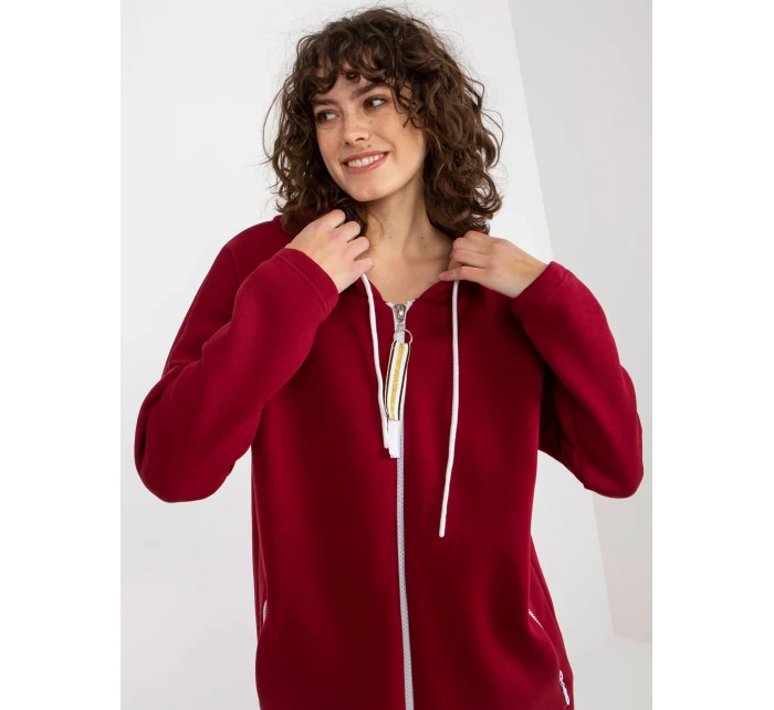 Mikina RV BL 4742.20P bordó