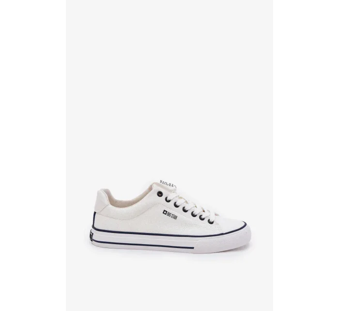 Pánské nízké tenisky Big Star – bílé Pánské nízké tenisky Big Star – bílé