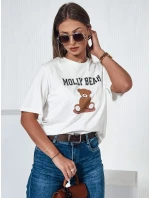 Dámské tričko ecru Dstreet model 21976474 - FashionStreet