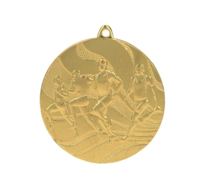 Zlatá medaile - běh - ocelová medaile 50mm