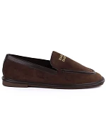 Dámské semišové boty brown model 22097226 - VINCEZA Dámské semišové boty brown model 22097226 - VINCEZA