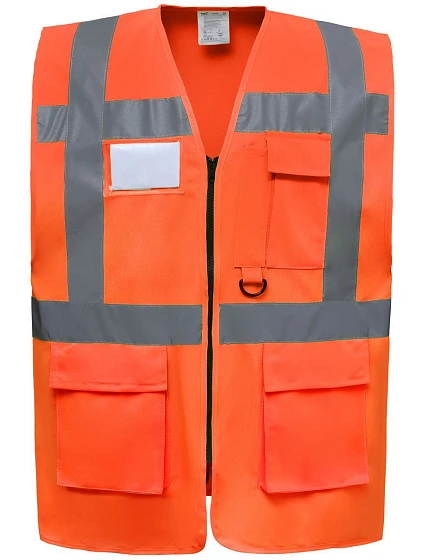 Yoko HVW 801 Hi-Vis multifunkční vesta 79.W801 hi vis orange Yoko HVW 801 Hi-Vis multifunkční vesta 79.W801 hi vis orange