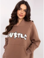 Mikina EM BL model 20822509 hnědá - FPrice Mikina EM BL model 20822509 hnědá - FPrice