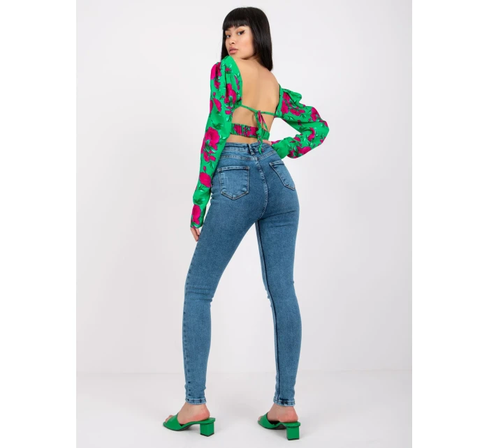 Džínové kalhoty MR SP model 20910515 modré - FPrice Džínové kalhoty MR SP model 20910515 modré - FPrice