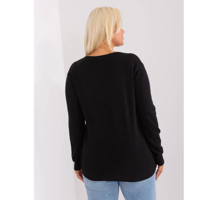 Sweter PM SW PM model 18917682 czarny - FPrice Sweter PM SW PM model 18917682 czarny - FPrice